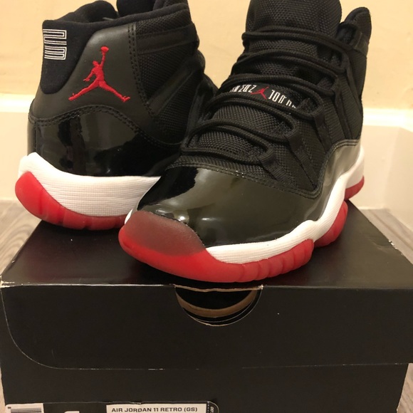 jordan 11 bred size 4y